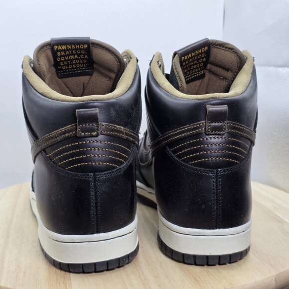Size 10.5 - Pawnshop x Nike Dunk SB High ‘Old Soul’  NEW IN MISSING TOP BOX! - Picture 6 of 12